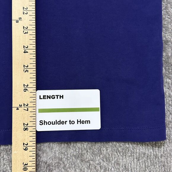 Catherines Suprema Collection Shirt Women 3X Blue‎ Turtleneck Long Sleeve F61 - Picture 11 of 12